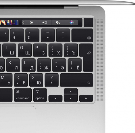 Ноутбук Apple MacBook Pro 13" Touch Bar and Touch ID (Late 2020) MYDA2 Silver (M1/8Gb/256Gb SSD), картинка 4