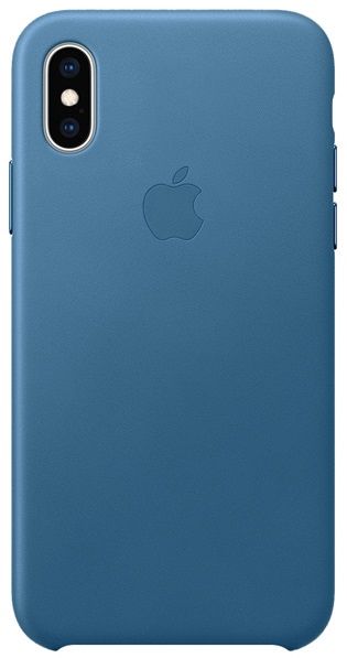 Кожаный чехол Apple iPhone XS Max Leather Case Cape Cod Blue