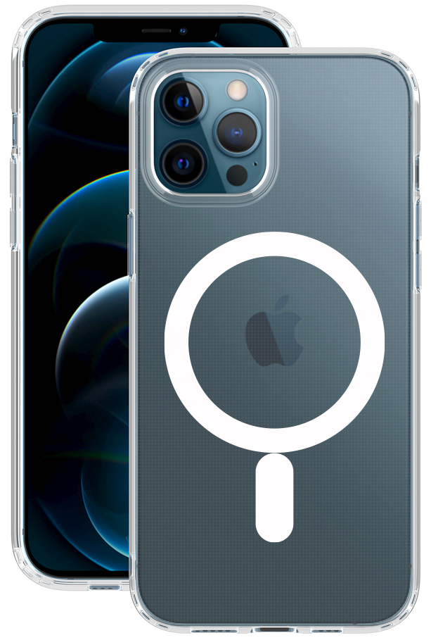Чехол Deppa Gel Pro MagSafe для iPhone 12 Pro Max Прозрачный
