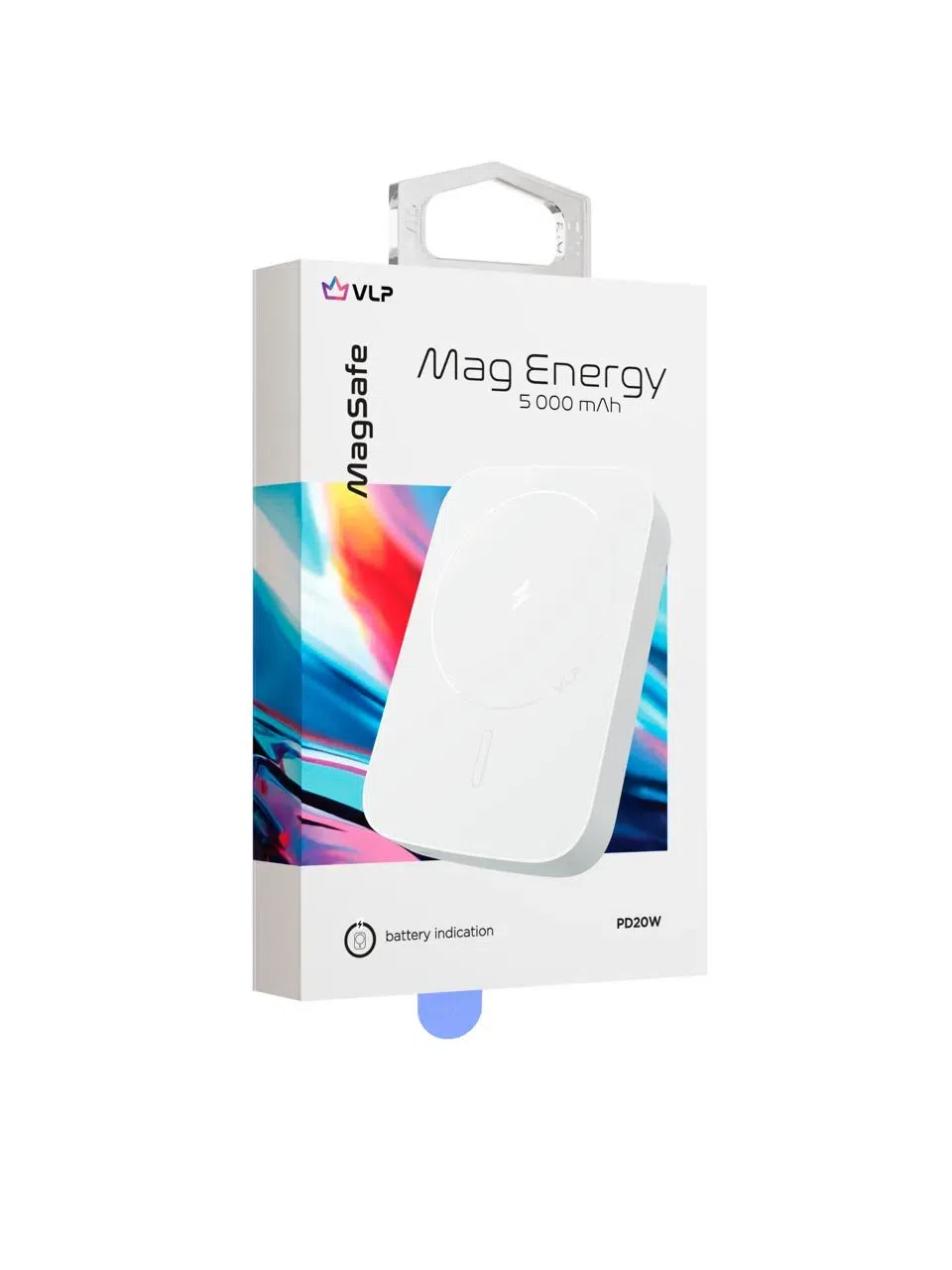 Внешний аккумулятор VLP MAG Energy 20W 5000mAh, белый, картинка 2