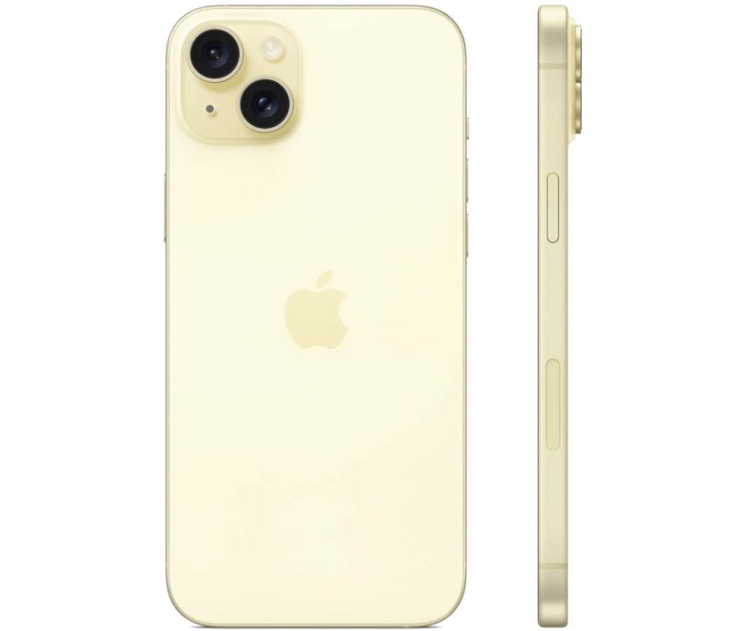 Смартфон Apple iPhone 15 Plus 128Gb Yellow (2 sim), картинка 2