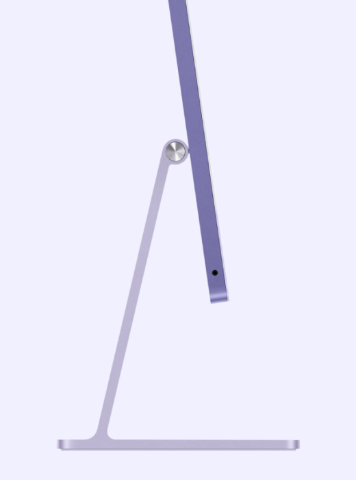 Моноблок Apple iMac 24" (2024) Retina 4,5K Purple (M4 8Core CPU, 8Core GPU/16Gb/256SSD), картинка 3
