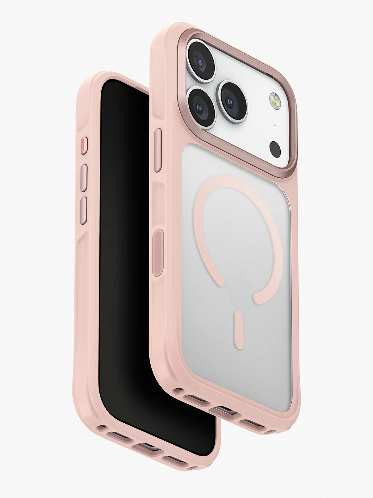 Чехол для iPhone 17 Pro Max UNIQ Veren Pink Haze MagSafe, картинка 1
