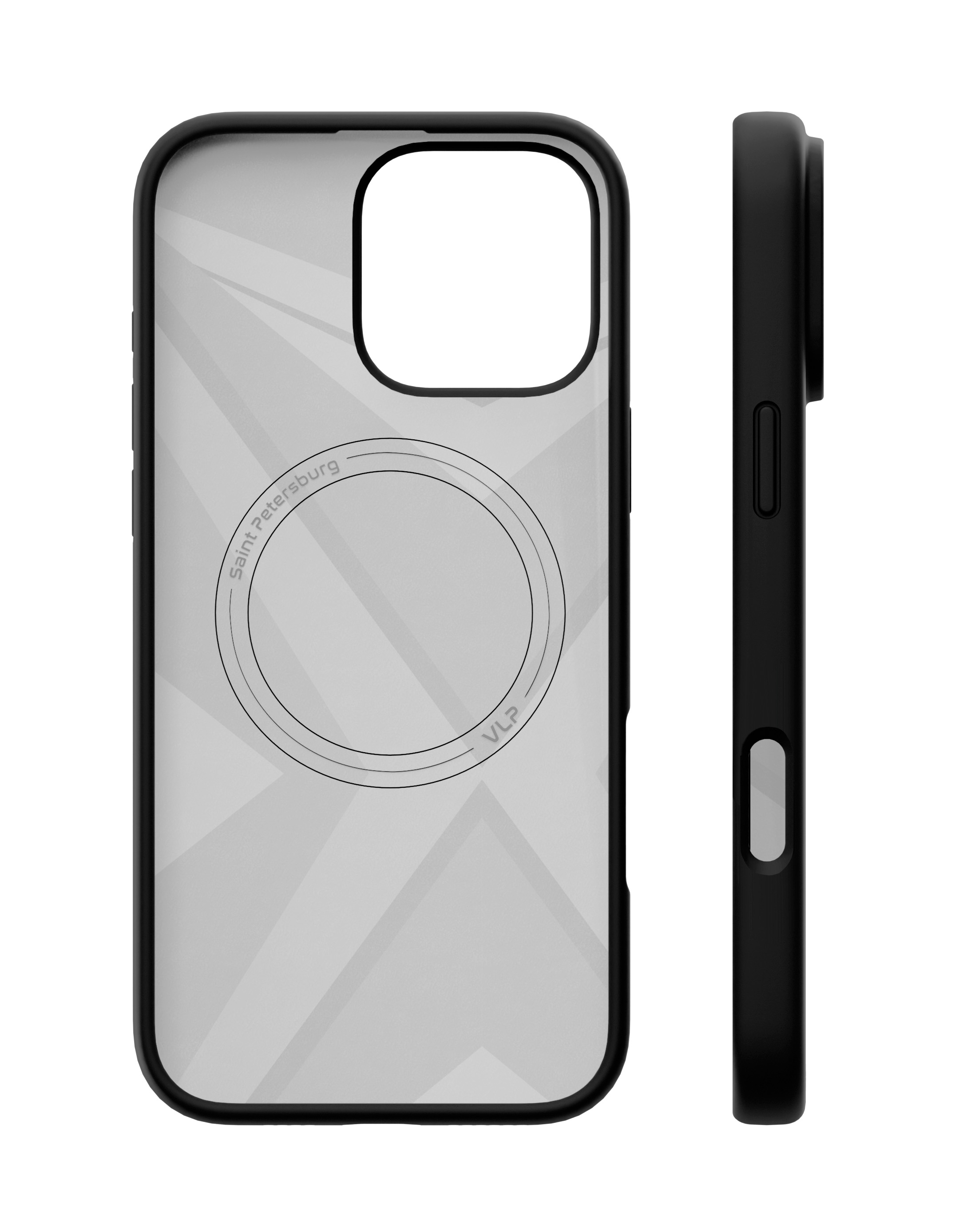 Чехол для iPhone 16 Pro VLP Aster Case c MagSafe, черный, картинка 3