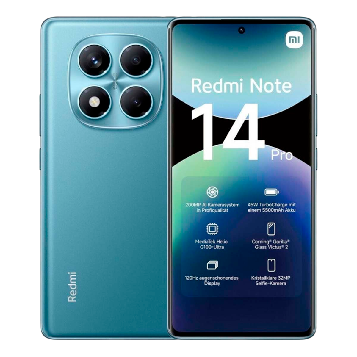 Смартфон Xiaomi Redmi Note 14 Pro 8/256Gb Ocean Blue, картинка 1