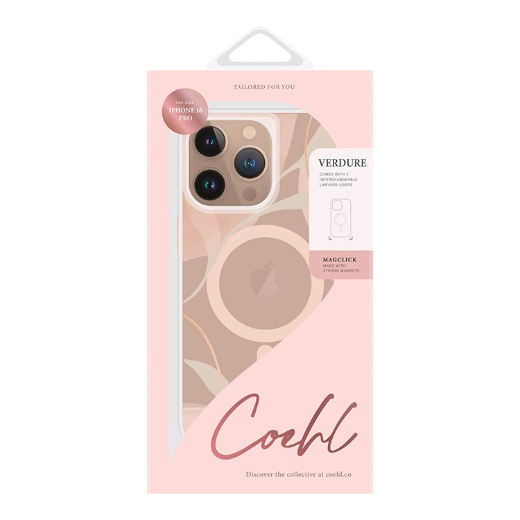 Чехол для iPhone 16 Pro UNIQ COEHL Savon Verdure Spring Blossom, картинка 7