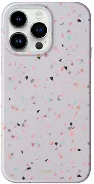 Чехол для iPhone 14 UNIQ Coehl Terrazzo Sandstone, картинка 1