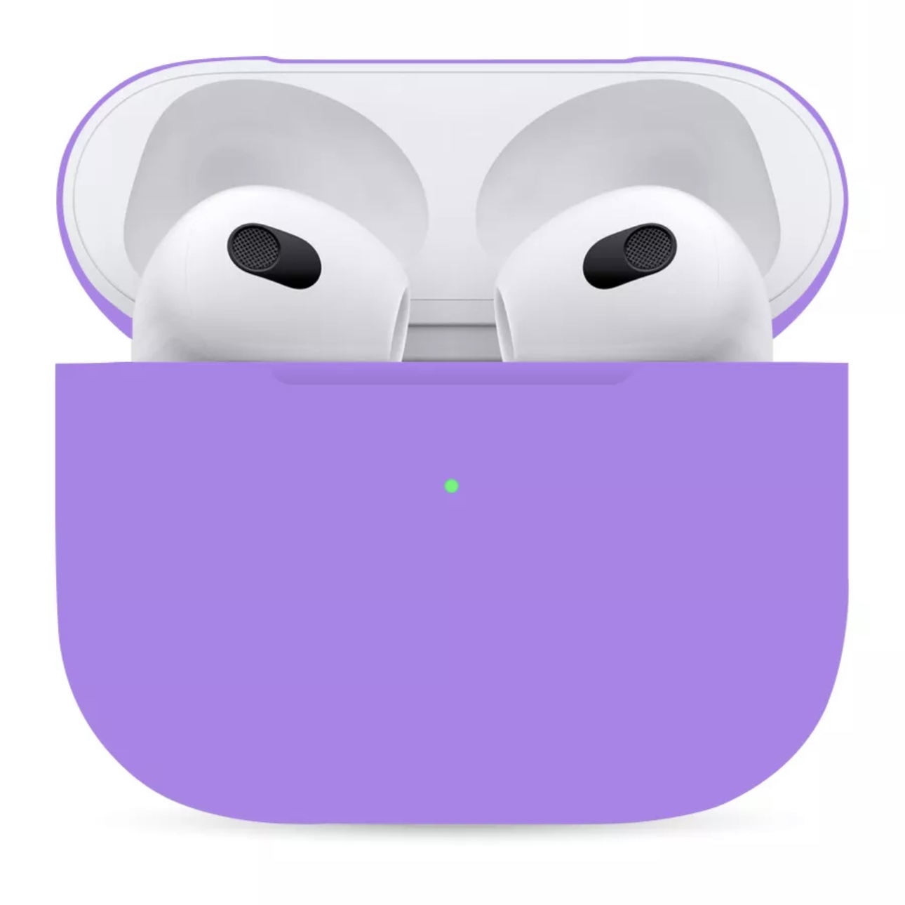 Чехол для AirPods 3 Silicone Case Slim лаванда, картинка 1