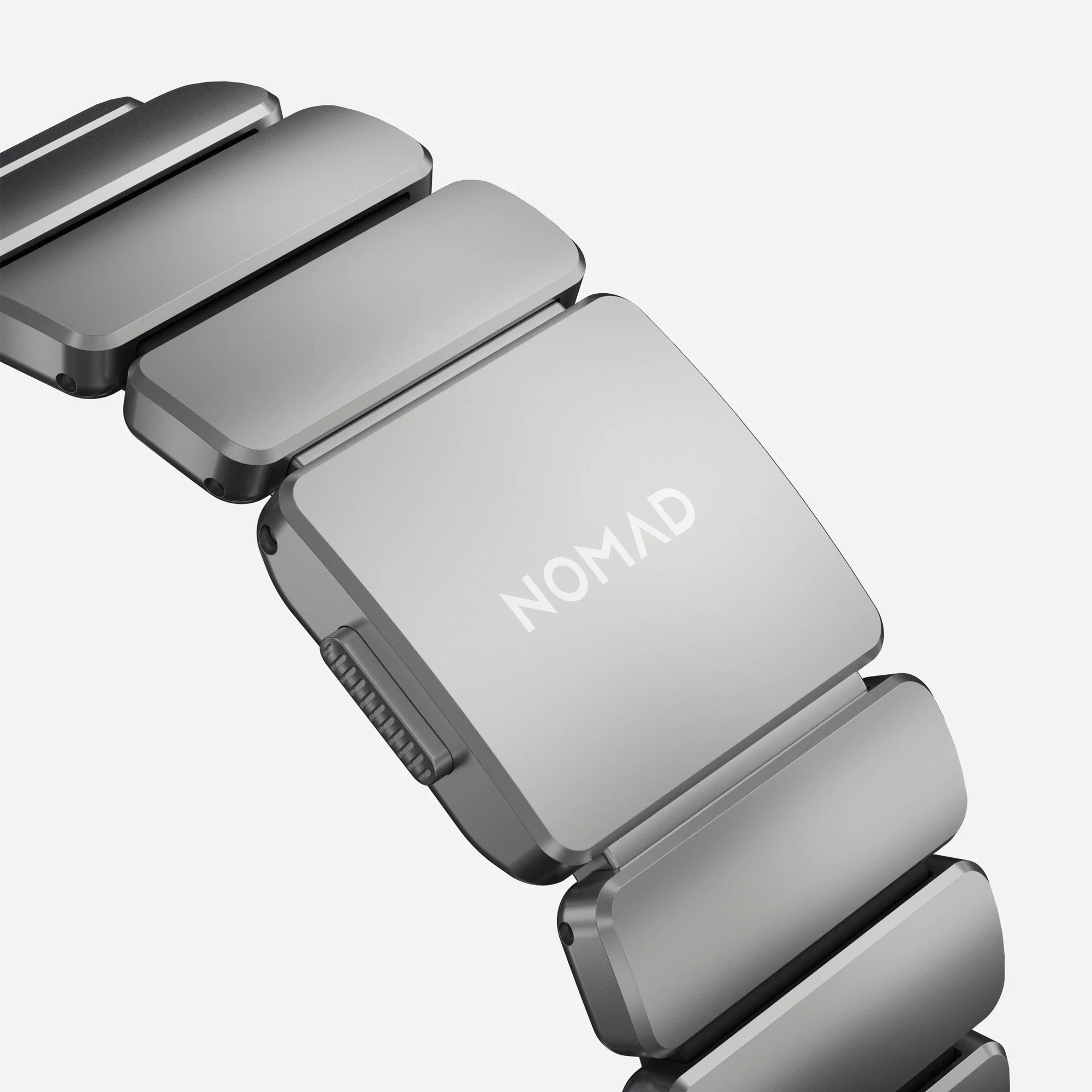Ремешок Stratos Band Ultra Orange для Apple Watch 44/49mm Silver Metal, картинка 5
