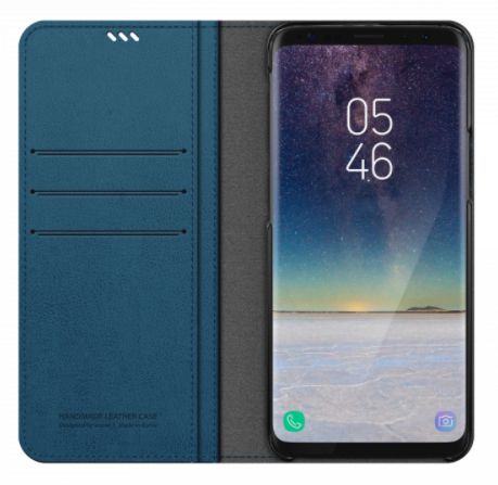 Чехол Чехол книжка Araree Galaxy S9+ Mustang Diary - Синий, картинка 3