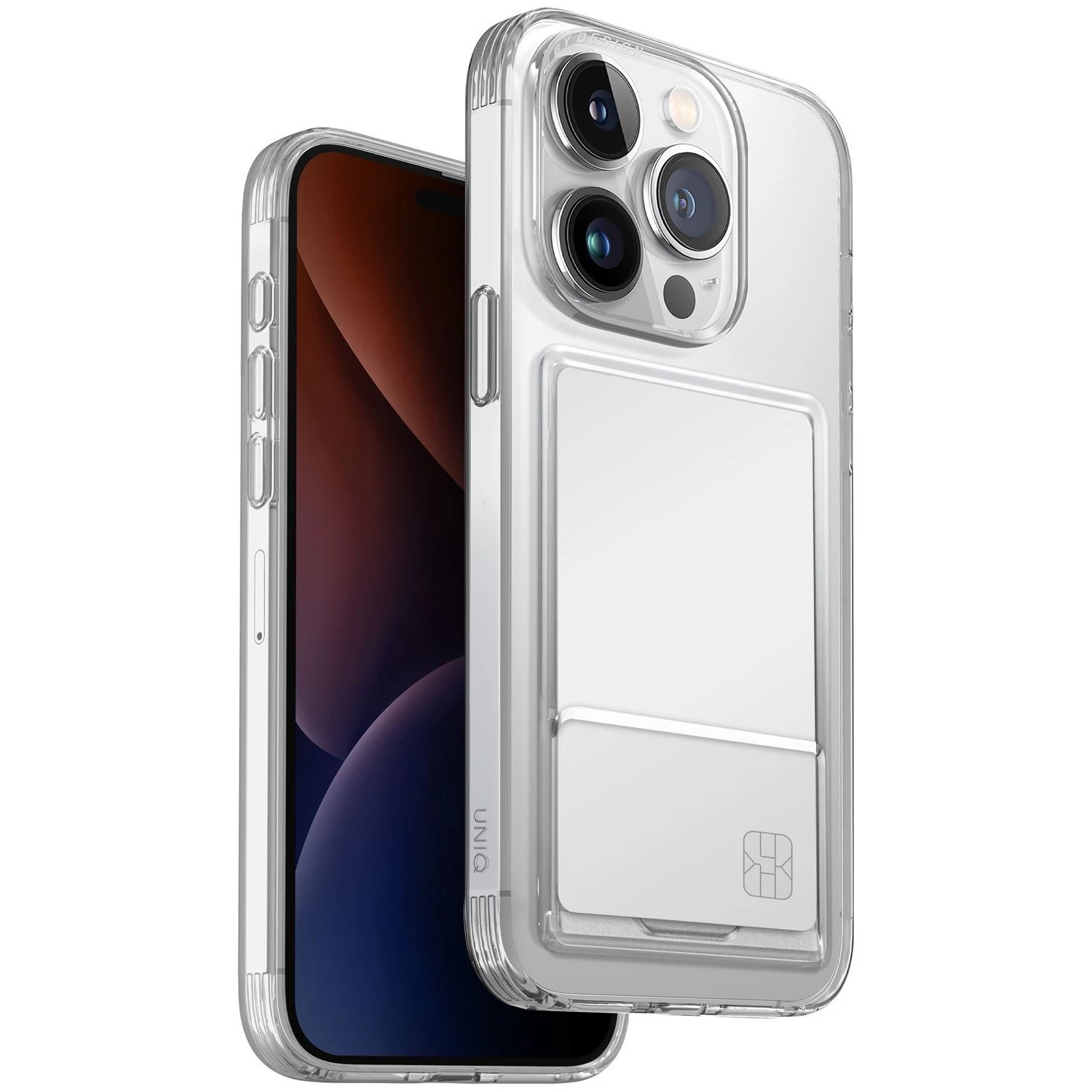 Чехол для iPhone 15 Pro Max UNIQ AirFender ID Transparent