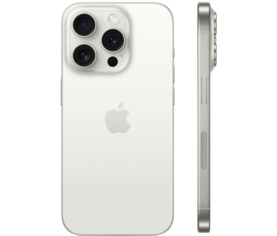 Смартфон Apple iPhone 15 Pro 512Gb White Titanium (1 sim + eSIM), картинка 2