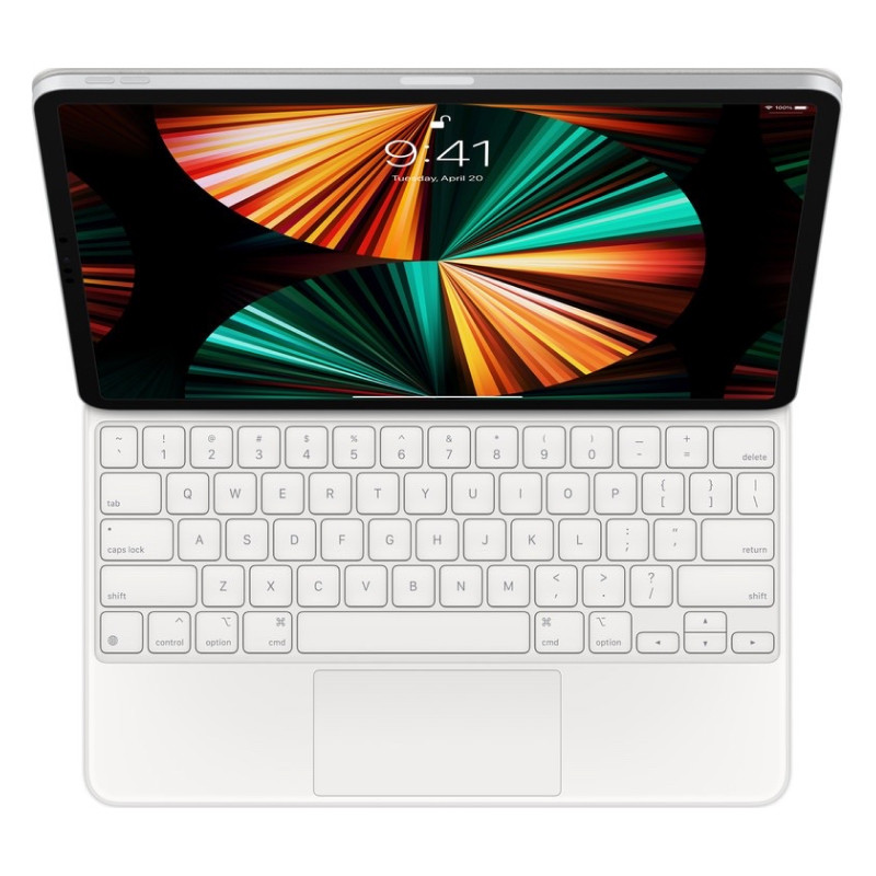 Чехол-клавиатура Apple Magic Keyboard для iPad Pro 12.9 (2018/2020/2021), white, картинка 4