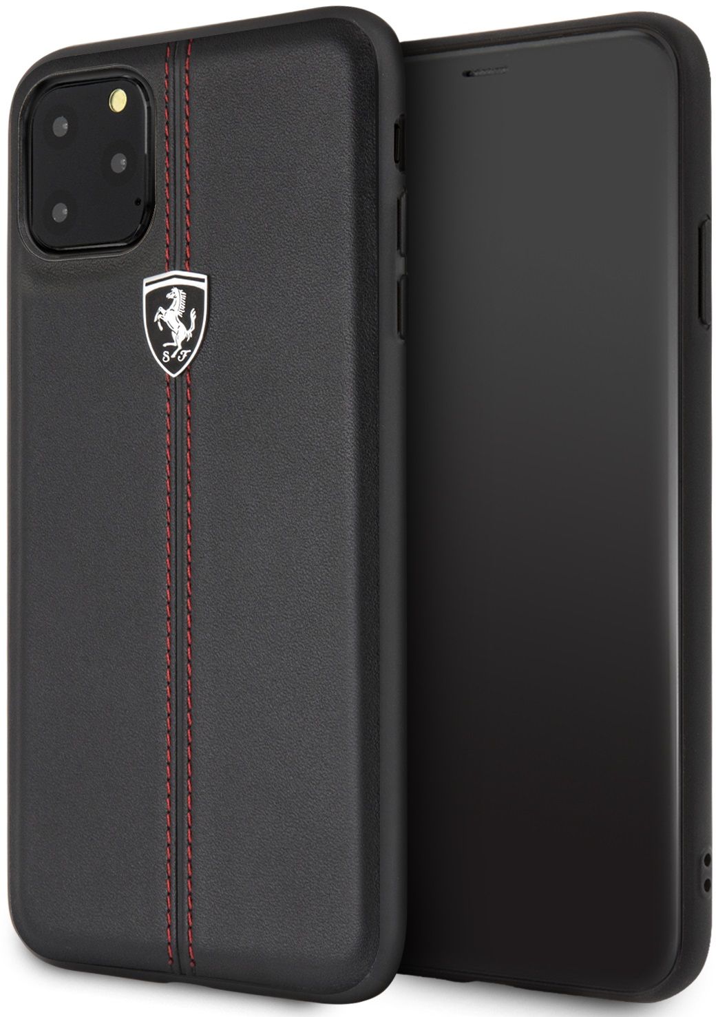 Чехол Ferrari для iPhone 11 Pro Max Heritage W Hard Leather Black, слайд 1