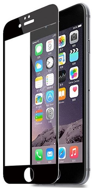 Защитное стекло iPhone 7/8 2.5D полноразмерное чёрное