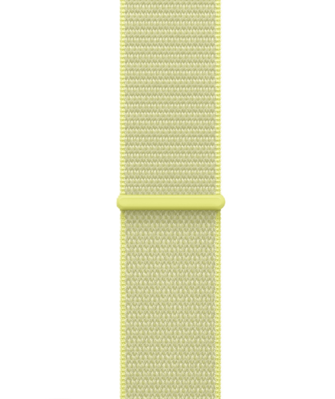 Apple Watch SE 2025, 44 мм, алюминий цвета «Starlight», ремешок Loop цвета «Neon Yellow» , картинка 3