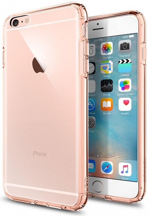 Чехол SGP iPhone 6 Plus Ultra Hybrid (PET) - Rose Crystal, слайд 3
