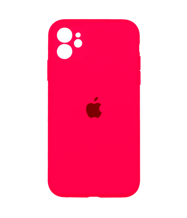 Чехол Apple iPhone 13 Pro Silicone Case ярко-розовый, картинка 2