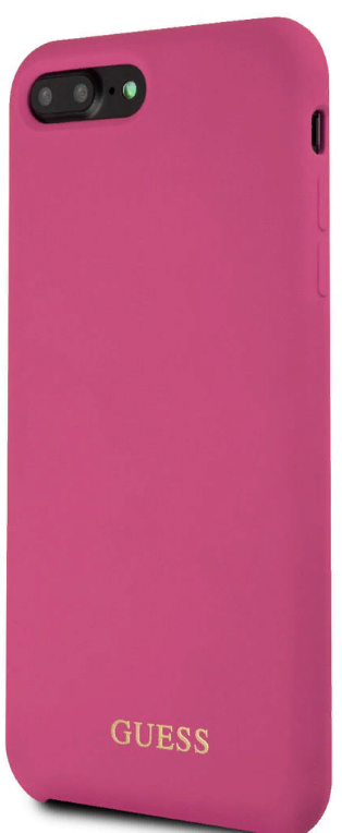Чехол GUESS iPhone 7/8 Plus Silicone Collection Hard Pink, слайд 2