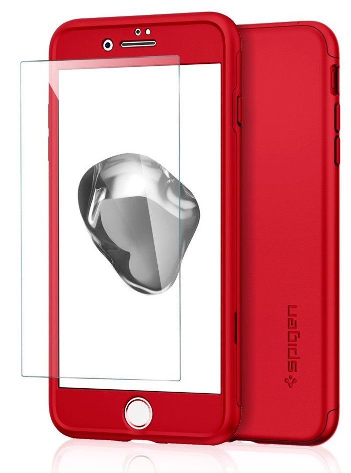 Чехол SGP iPhone 7 Plus Thin Fit 360 Red, слайд 3
