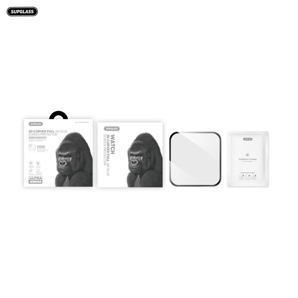Защитное стекло для Apple Watch 10-11 Series 42mm Supglass XC-50, картинка 1