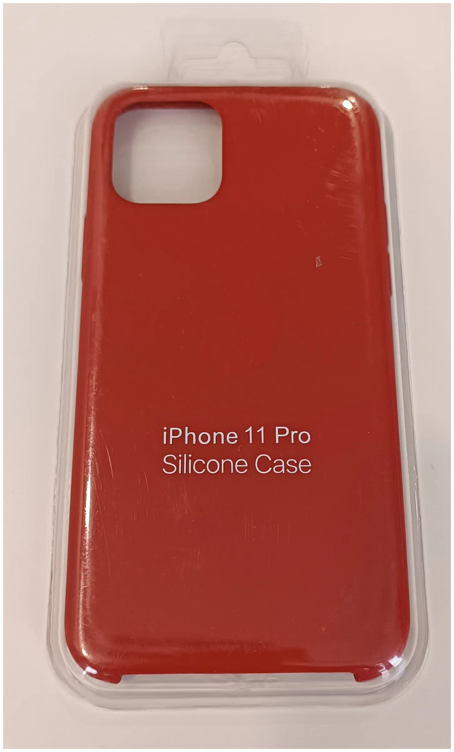 Чехол для iPhone 11 Pro Silicone Case, красный, картинка 2