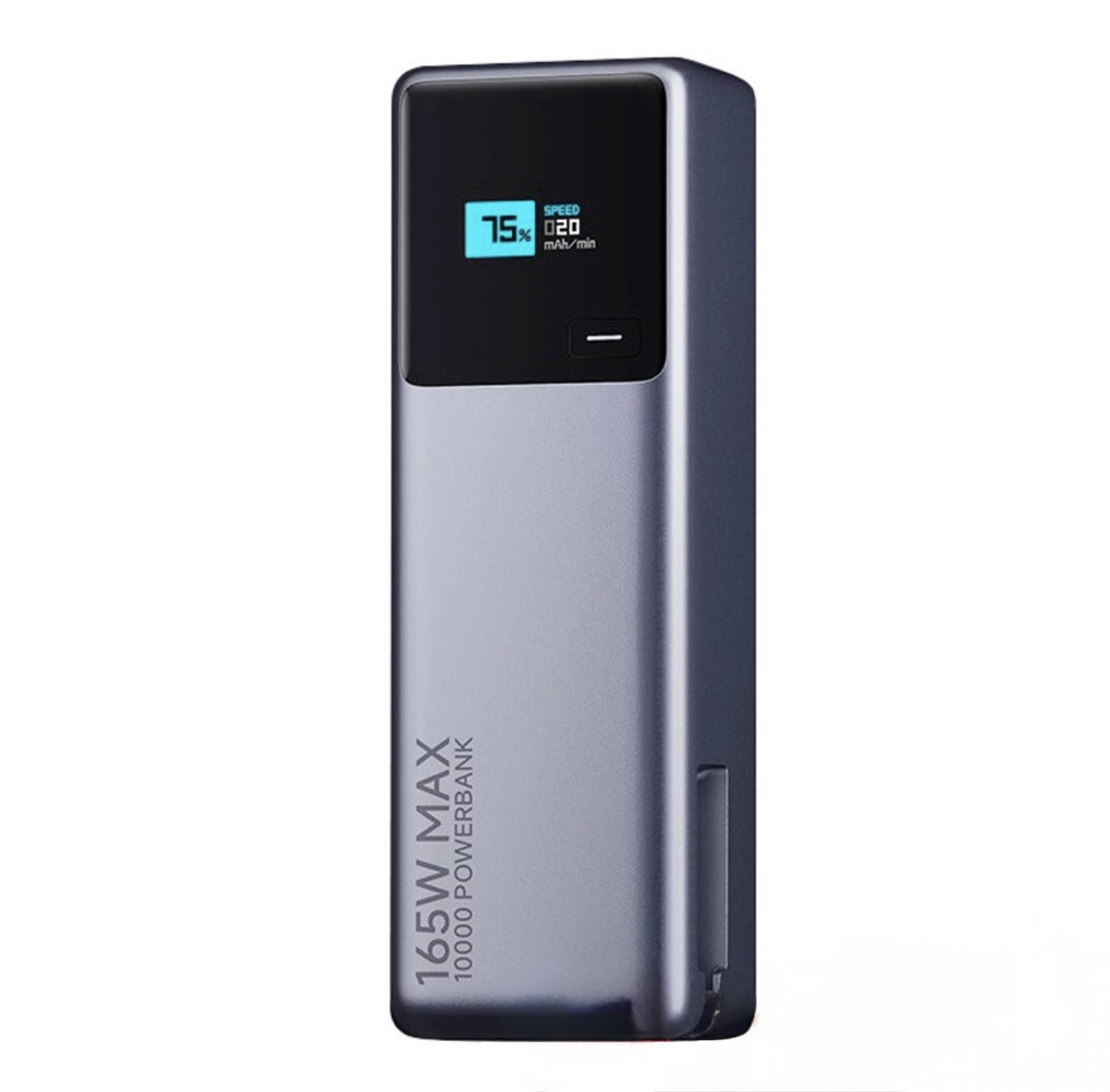 Внешний аккумулятор XiaoMi Power Bank Comes with Its Own Wired 10000mAh 165W PB1165MI - Light Gray , картинка 2