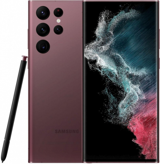 Смартфон Samsung Galaxy S22 Ultra 8/128Gb Burgundy