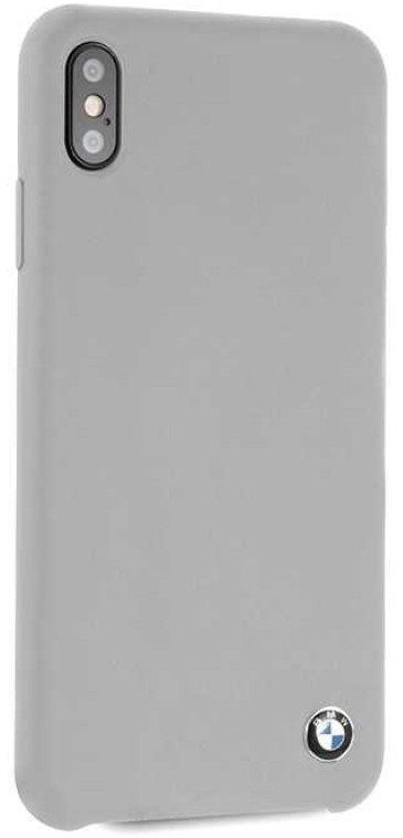 Чехол BMW iPhone X Signature Liquid Silicone Hard TPU Gray, картинка 3