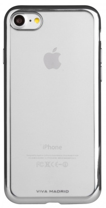 Чехол VIVA iPhone 7 Plus Metalico Flex Case TPU Silver, картинка 1