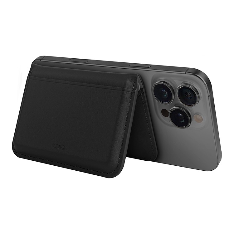 Чехол-бумажник UNIQ Lyden Duo Series, Dallas Black / Flint Gray, картинка 3