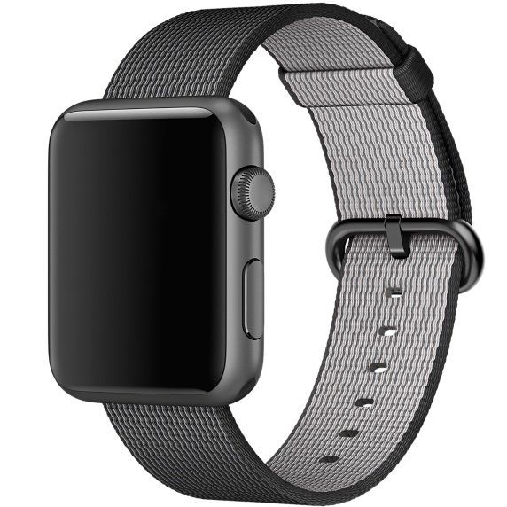 Ремешок для Apple Watch 42mm Nylon - Black, картинка 2