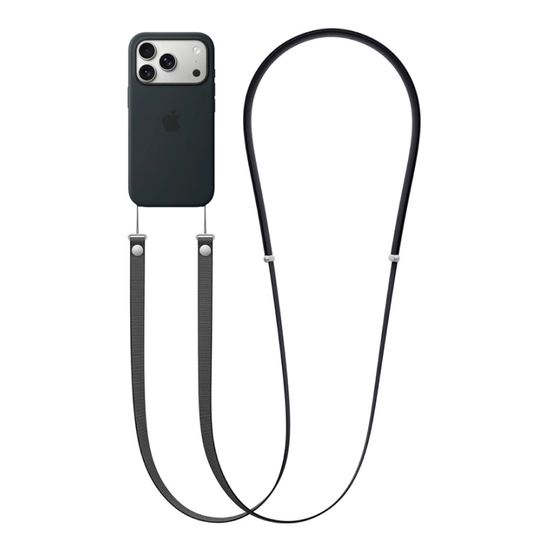 Ремешок Crossbody Strap для iPhone, черный, картинка 1
