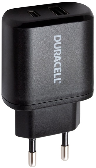 СЗУ Duracell Fast charger USB/Type C Black, слайд 1