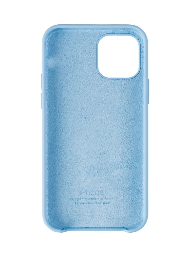 Чехол Silicone Case для Apple iPhone 11, небесно-голубой, картинка 2