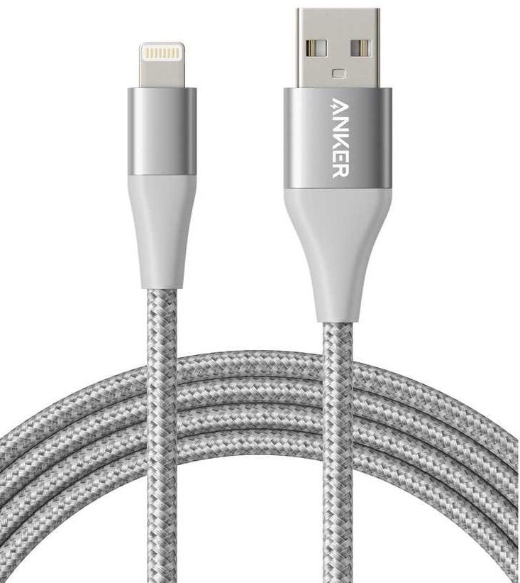 Кабель ANKER PowerLine+ 2 Lightning Cable 1.8m - Silver