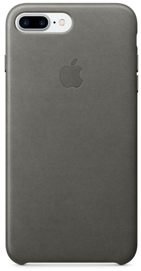 Кожаный чехол Apple iPhone 7 Plus Leather Case Storm Gray, слайд 1