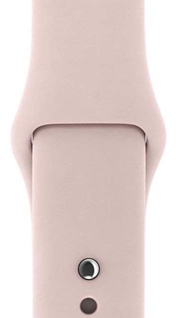 Ремешок силиконовый для Apple Watch 38mm Pink Sand