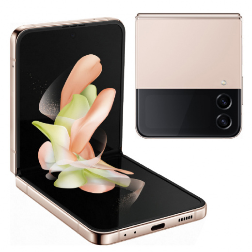 samsung galaxy flip 4 pink gold