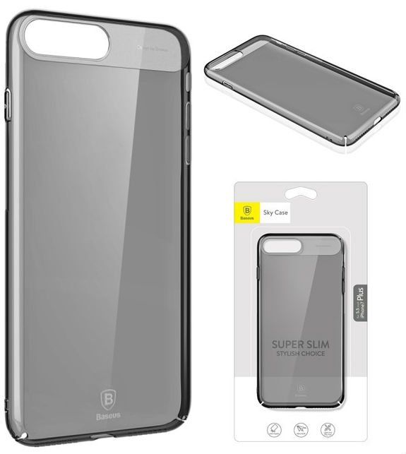 Чехол BASEUS Phone 7 Plus Sky Case - Black, картинка 2