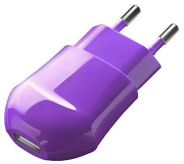 СЗУ Deppa Classic USB Wall Charger 1.0A - Violet, слайд 1