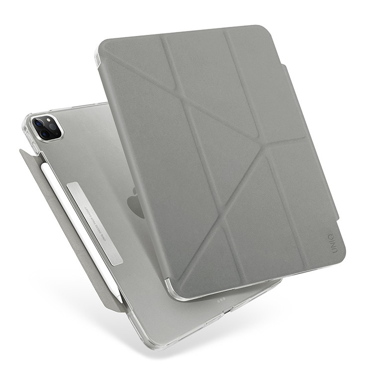 Чехол UNIQ Camden Protect and Charge Apple Pencil для iPad Pro 11 / Air 4 (2018-2022), серый, картинка 1