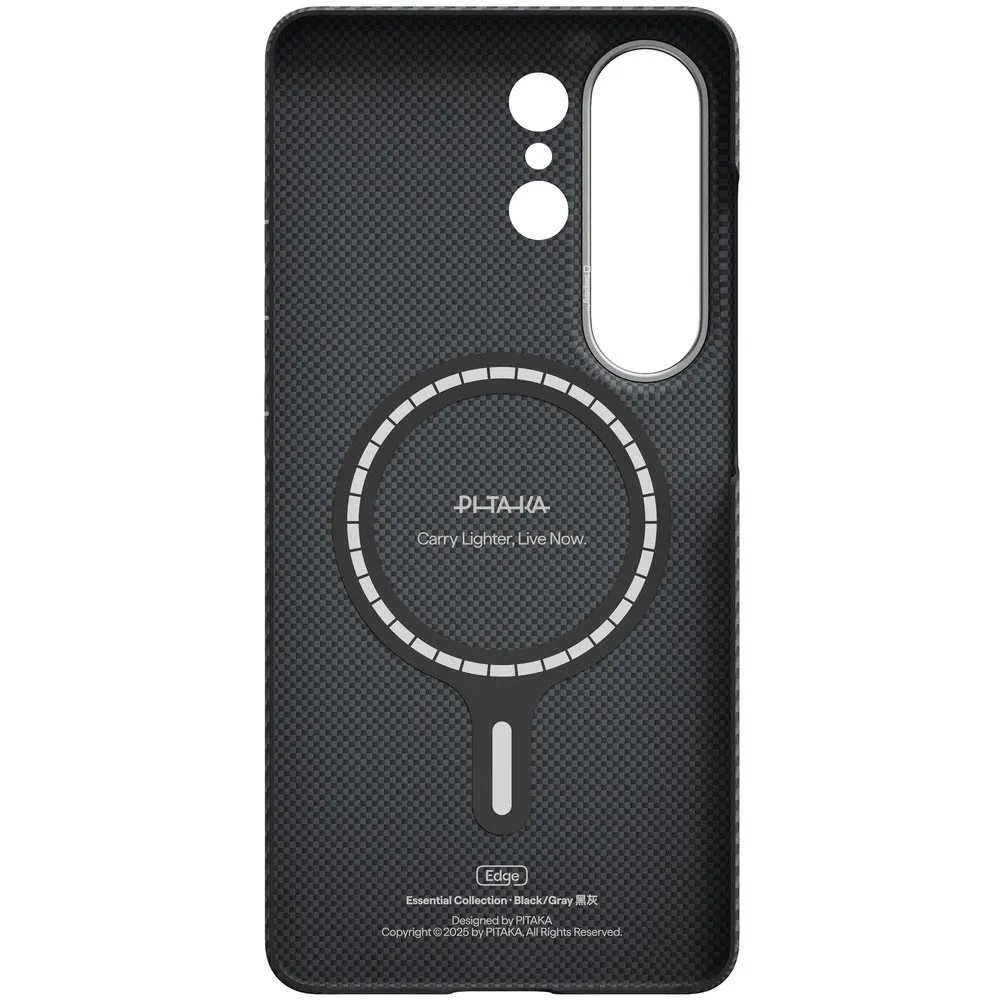 Чехол PITAKKA для Samsung S26 Ultra Ultra-Slim Case Black/Gray, картинка 5