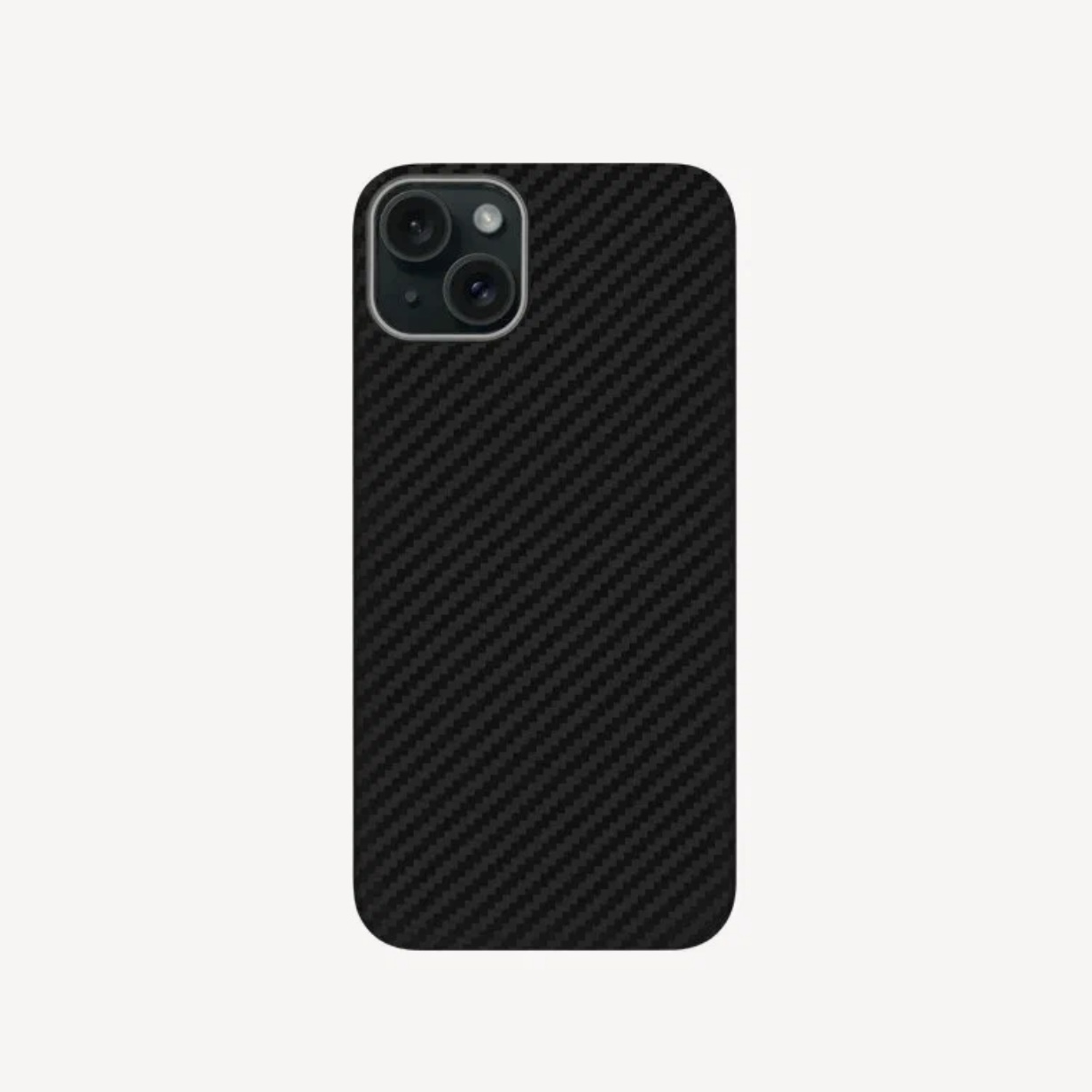 Чехол для iPhone 14 Knit Kevlar черный, картинка 1