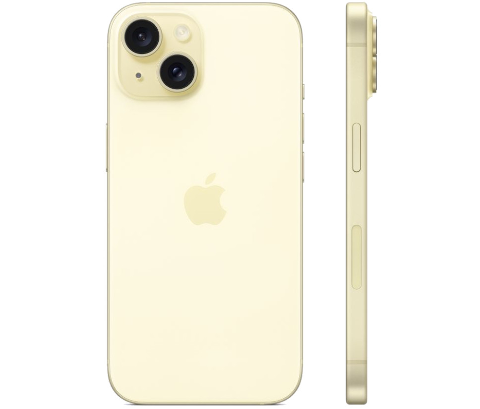 Смартфон Apple iPhone 15 512Gb Yellow (2 sim), картинка 2