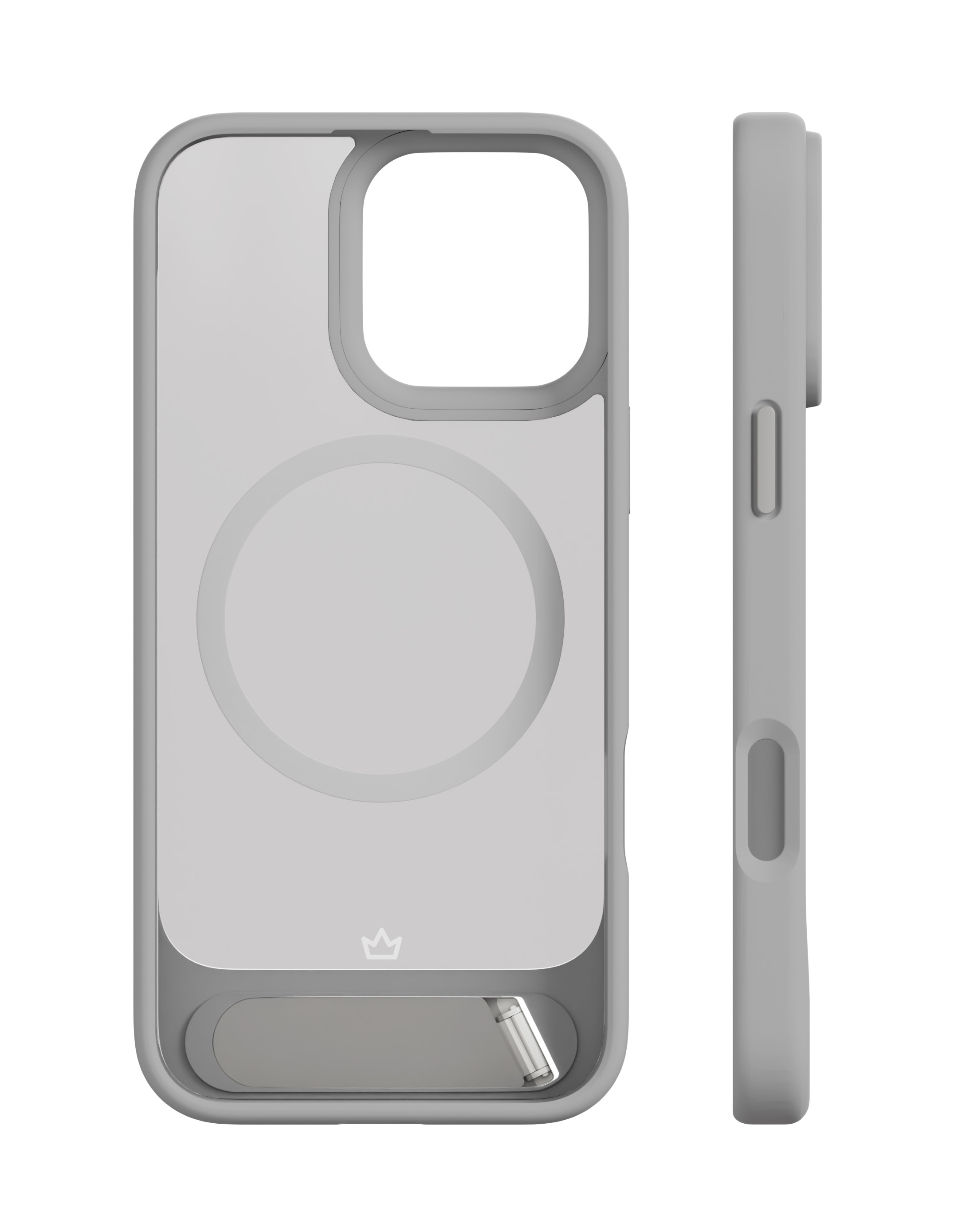 Чехол для iPhone 16 Pro VLP Stand Case c MagSafe, серый, картинка 3
