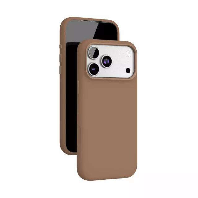 Чехол для iPhone 17 Pro VLP Aster Pro Case c MagSafe, мокка