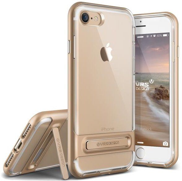 Чехол VERUS Чехол iPhone 7 Crystal Bumper Gold