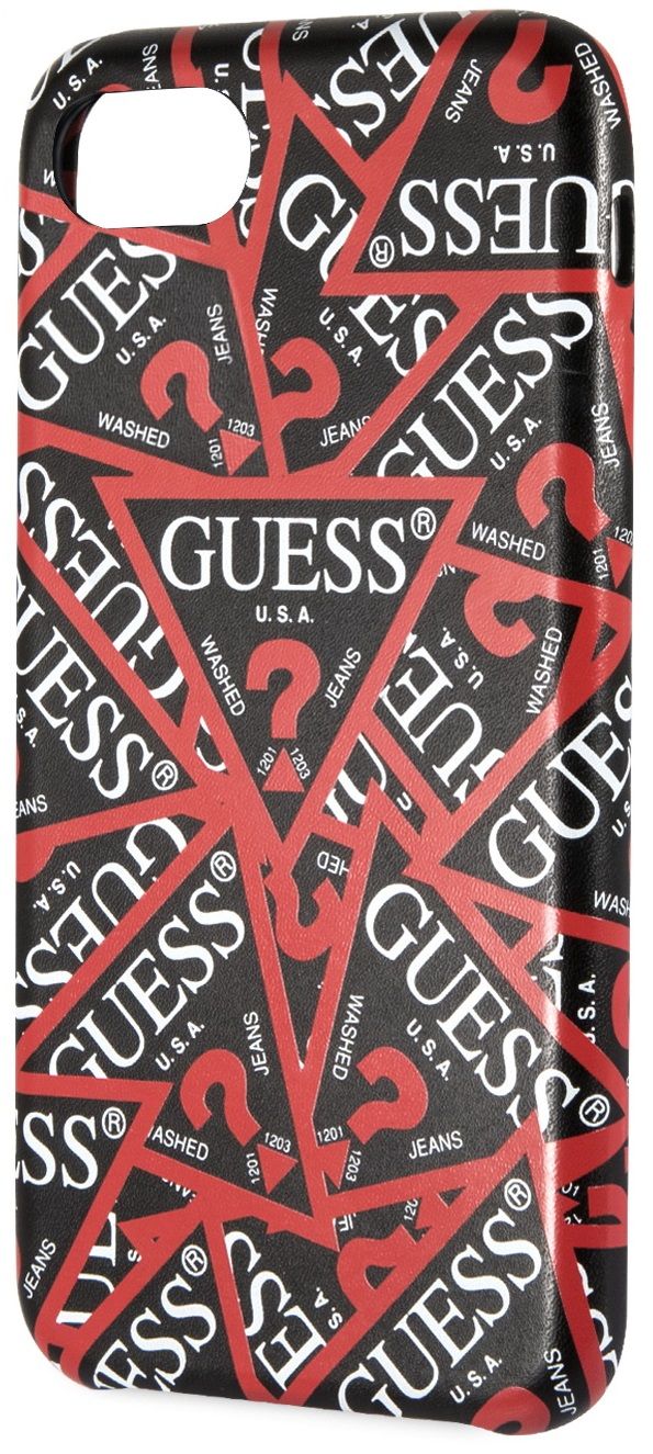 Чехол GUESS iPhone 7/8 Triangle Logo Collection Hard Black, картинка 3