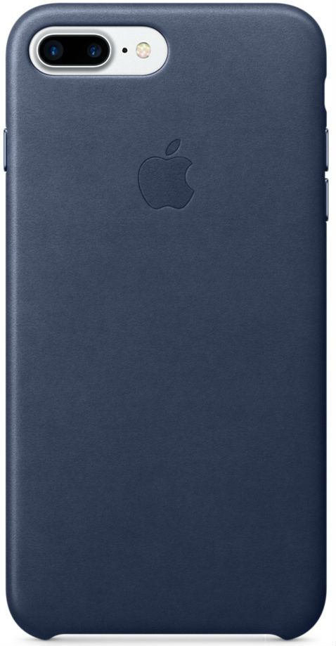 Кожаный чехол Apple iPhone 7 Plus Leather Case Midnight Blue